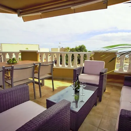 アパート El Medano Apt La Perla - Vista Oceano, Piscina Y Parking エル・メダノ